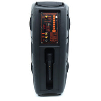 Dual 8" Portable Karaoke Bluetooth Party Speaker AO8209