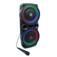 Dual 8" Portable Karaoke Bluetooth Party Speaker AO8209
