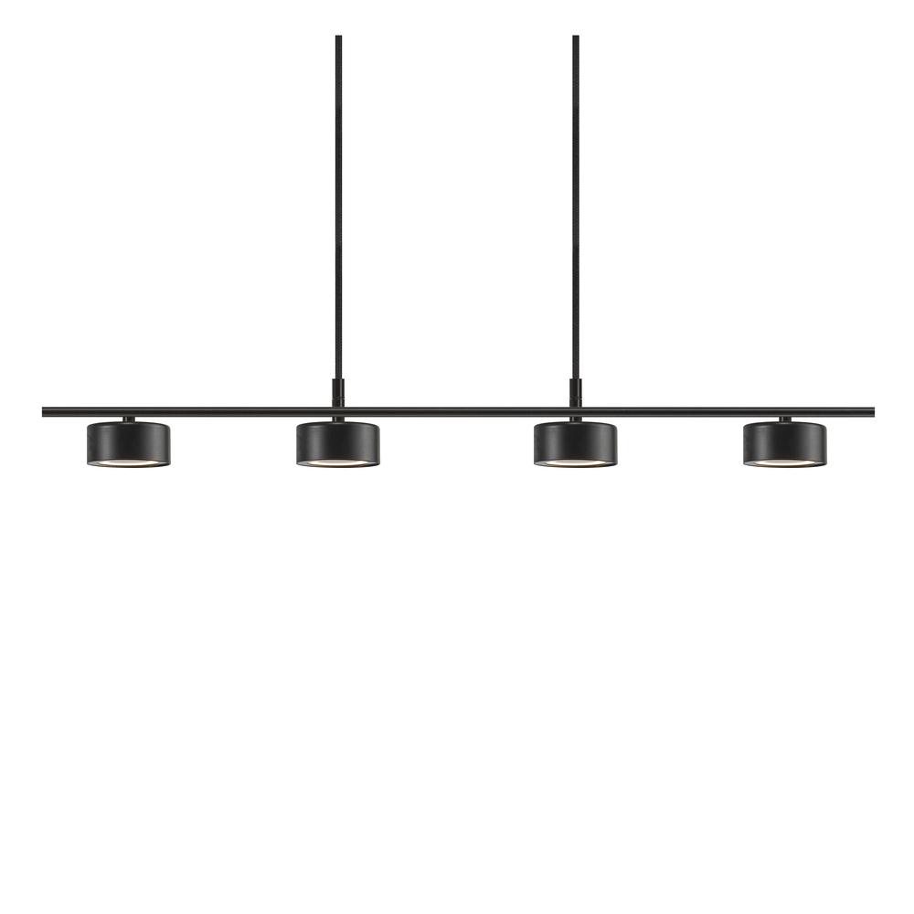 Clyde Pendant Black Metal - PC 4x5W 3-Step 350Lm 2.7K