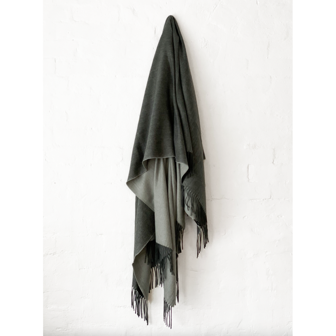 LM Home Cashmere Mix Throw - Eucalyptus/Gum