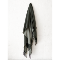LM Home Cashmere Mix Throw - Eucalyptus/Gum