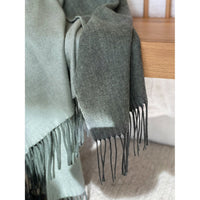 LM Home Cashmere Mix Throw - Eucalyptus/Gum