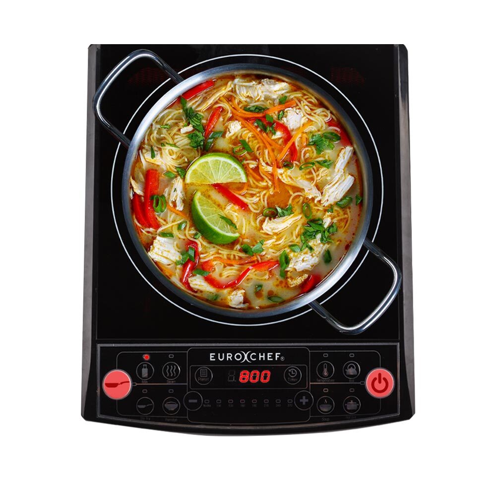 Electric Induction Portable Cooktop Ceramic Hot Plate Kitchen Cooker 10AMP