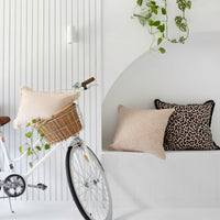 Cushion Cover-With Piping-Positano Blush 60cm x 60cm