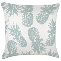 Cushion Cover With Piping Pineapples Seafoam 60cm x 60cm