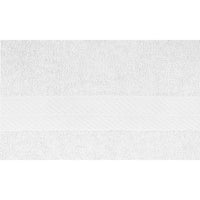 4 Piece Cotton Bamboo Towel Set 450GSM - White